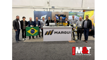 Margui é destaque na Revista M&T com estratégia de internacionalização durante a Conexpo 2026